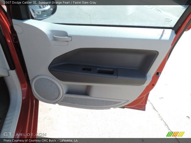 Sunburst Orange Pearl / Pastel Slate Gray 2007 Dodge Caliber SE
