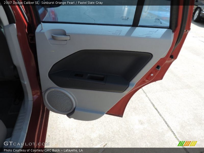 Sunburst Orange Pearl / Pastel Slate Gray 2007 Dodge Caliber SE
