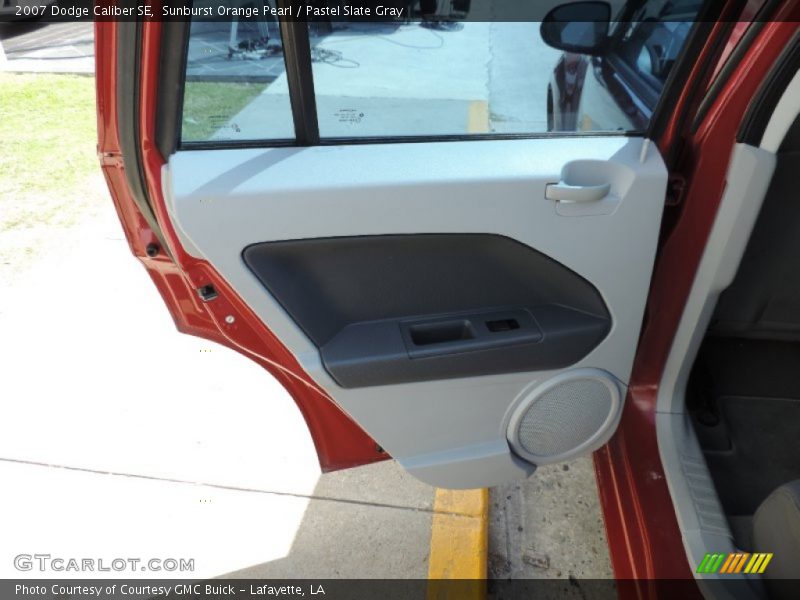 Sunburst Orange Pearl / Pastel Slate Gray 2007 Dodge Caliber SE