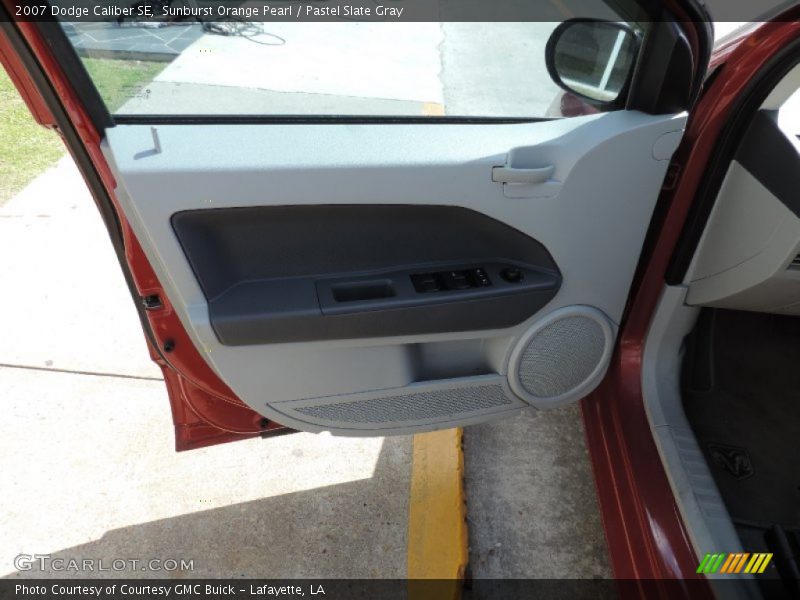 Sunburst Orange Pearl / Pastel Slate Gray 2007 Dodge Caliber SE