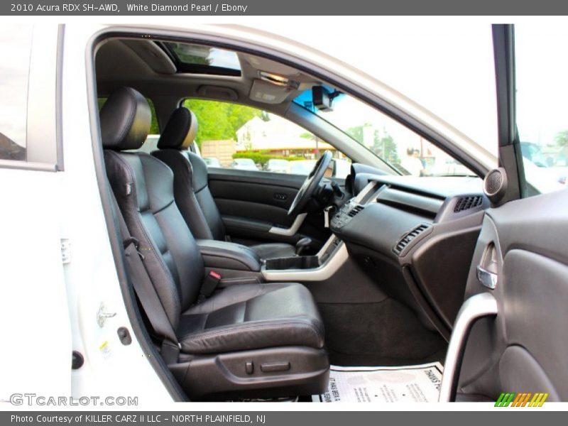 White Diamond Pearl / Ebony 2010 Acura RDX SH-AWD