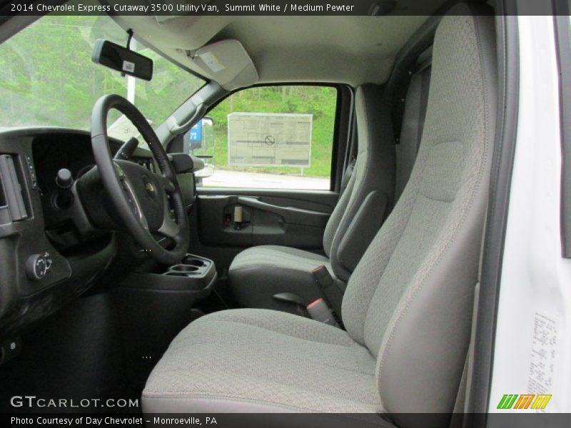 Summit White / Medium Pewter 2014 Chevrolet Express Cutaway 3500 Utility Van