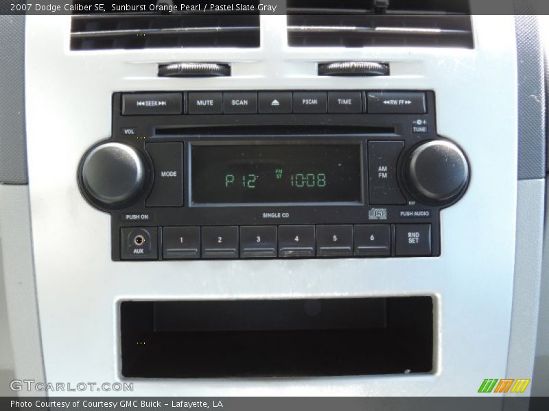 Sunburst Orange Pearl / Pastel Slate Gray 2007 Dodge Caliber SE