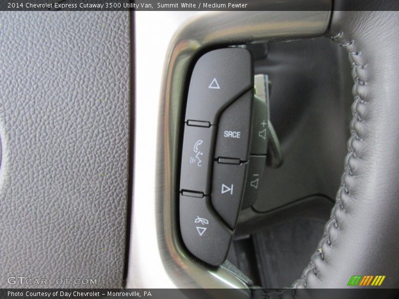 Summit White / Medium Pewter 2014 Chevrolet Express Cutaway 3500 Utility Van
