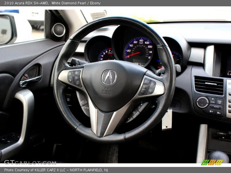 White Diamond Pearl / Ebony 2010 Acura RDX SH-AWD