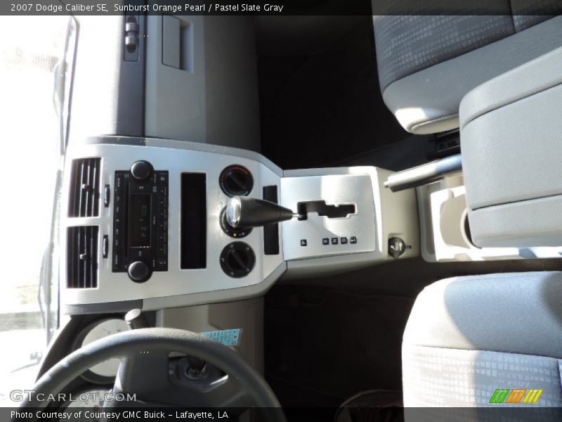 Sunburst Orange Pearl / Pastel Slate Gray 2007 Dodge Caliber SE