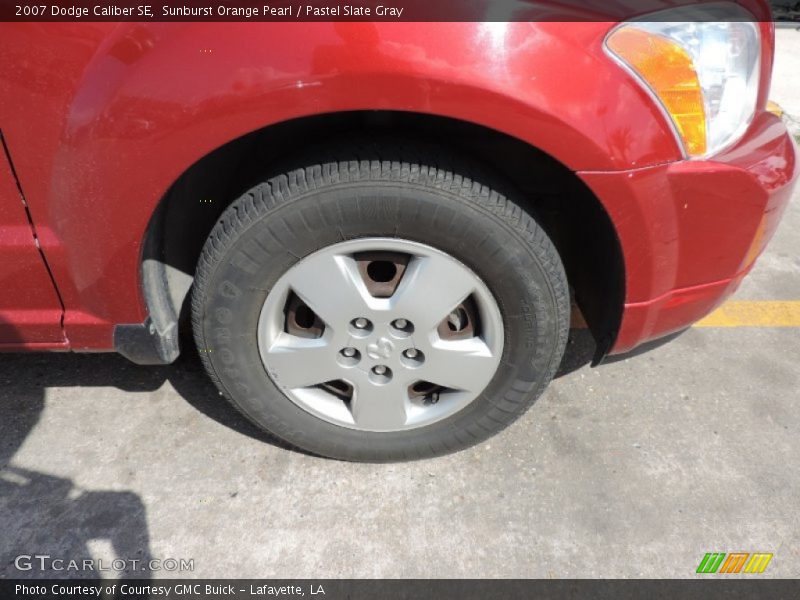 Sunburst Orange Pearl / Pastel Slate Gray 2007 Dodge Caliber SE