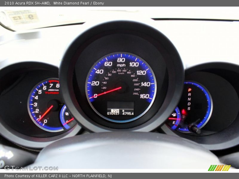 White Diamond Pearl / Ebony 2010 Acura RDX SH-AWD