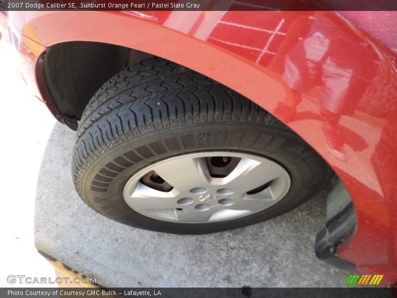 Sunburst Orange Pearl / Pastel Slate Gray 2007 Dodge Caliber SE