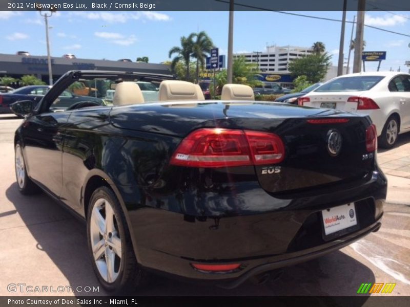 Black / Cornsilk Beige 2012 Volkswagen Eos Lux