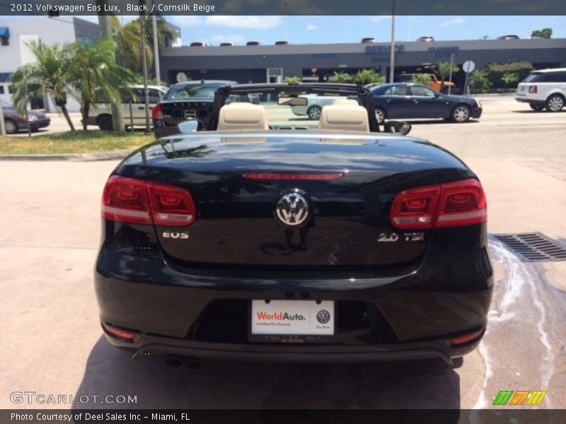 Black / Cornsilk Beige 2012 Volkswagen Eos Lux