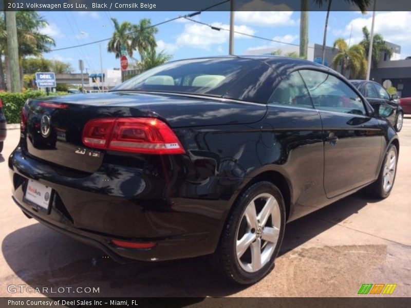 Black / Cornsilk Beige 2012 Volkswagen Eos Lux