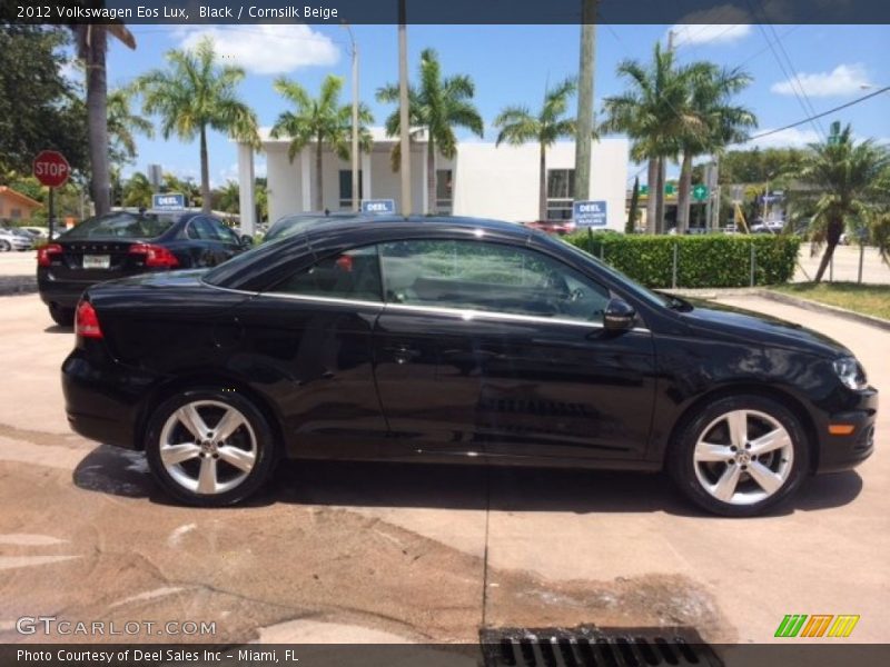 Black / Cornsilk Beige 2012 Volkswagen Eos Lux