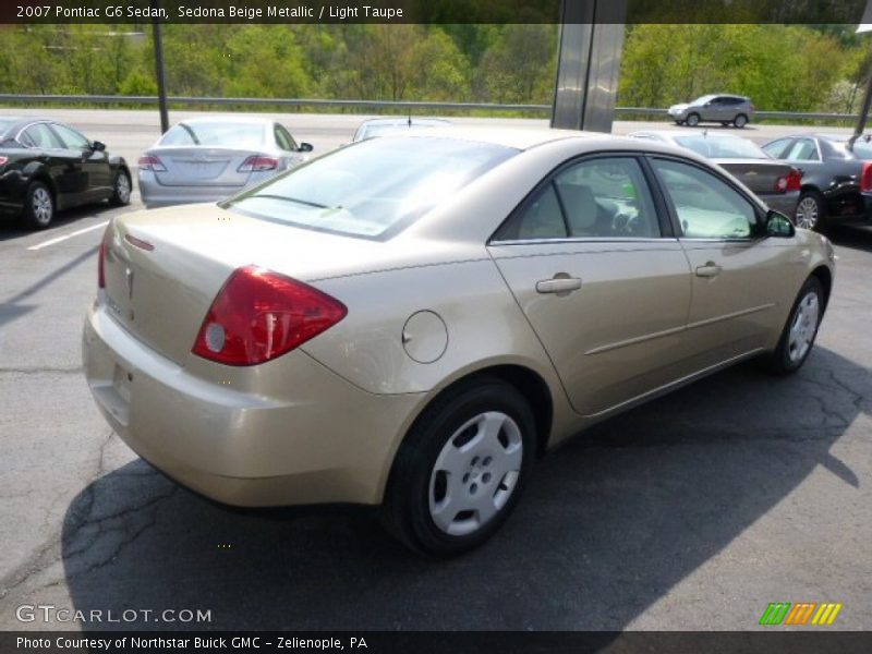 Sedona Beige Metallic / Light Taupe 2007 Pontiac G6 Sedan