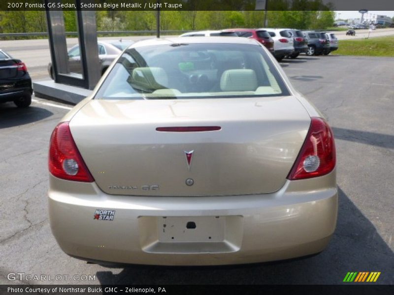 Sedona Beige Metallic / Light Taupe 2007 Pontiac G6 Sedan