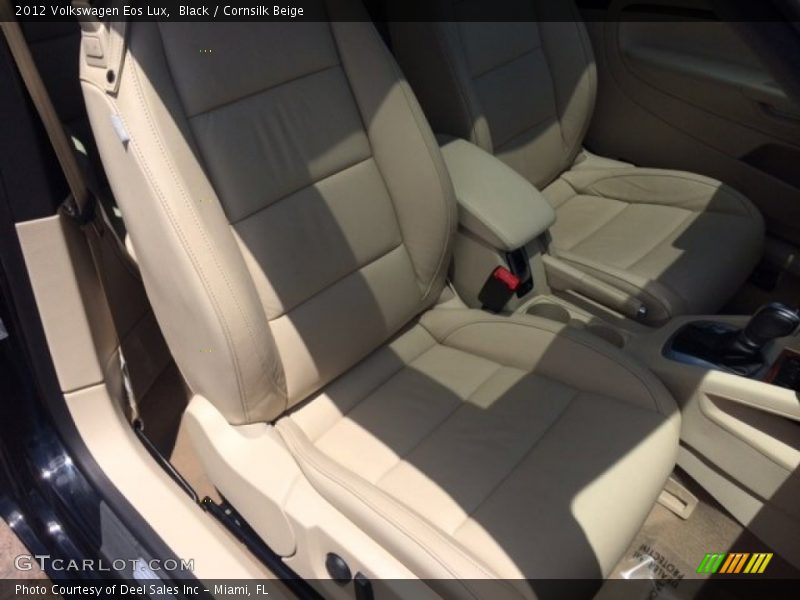 Black / Cornsilk Beige 2012 Volkswagen Eos Lux