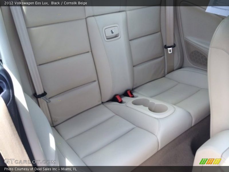 Black / Cornsilk Beige 2012 Volkswagen Eos Lux