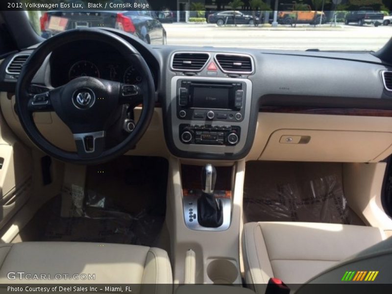 Black / Cornsilk Beige 2012 Volkswagen Eos Lux