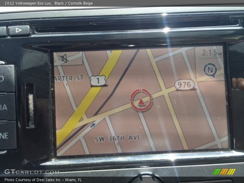 Black / Cornsilk Beige 2012 Volkswagen Eos Lux