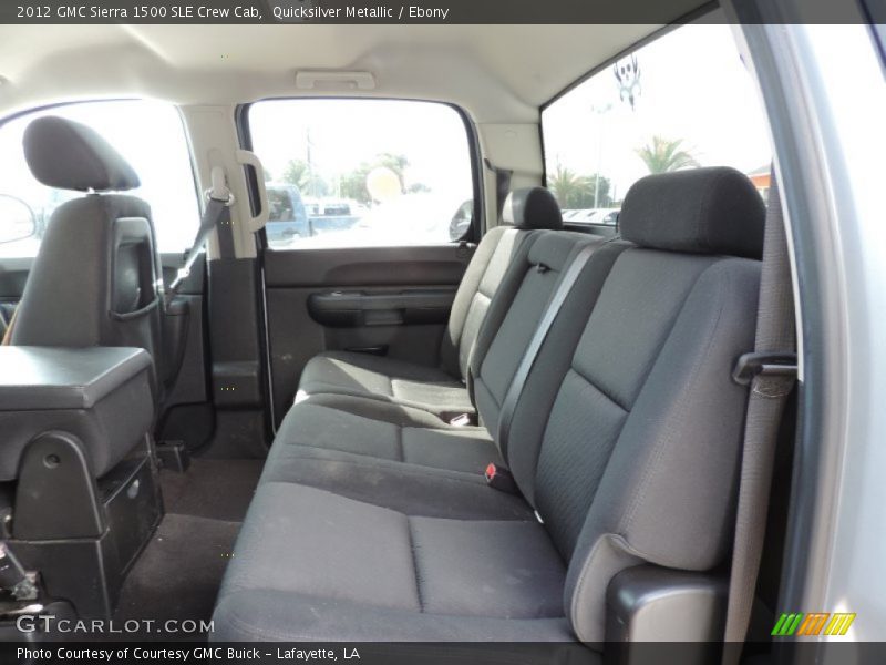 Quicksilver Metallic / Ebony 2012 GMC Sierra 1500 SLE Crew Cab