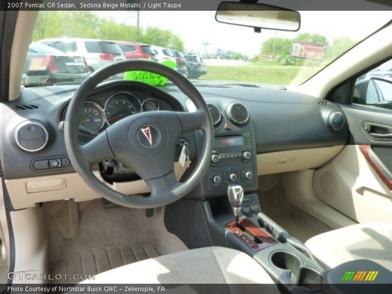 Sedona Beige Metallic / Light Taupe 2007 Pontiac G6 Sedan
