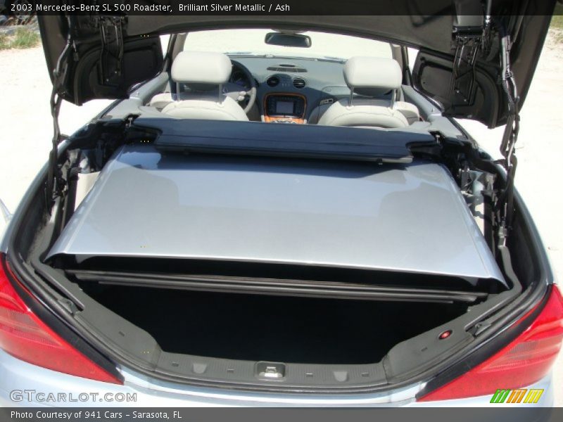 Brilliant Silver Metallic / Ash 2003 Mercedes-Benz SL 500 Roadster
