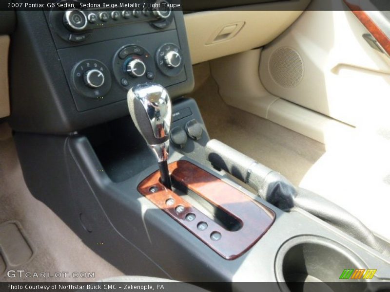 Sedona Beige Metallic / Light Taupe 2007 Pontiac G6 Sedan