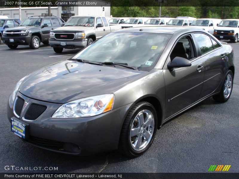 Granite Metallic / Ebony 2007 Pontiac G6 GT Sedan
