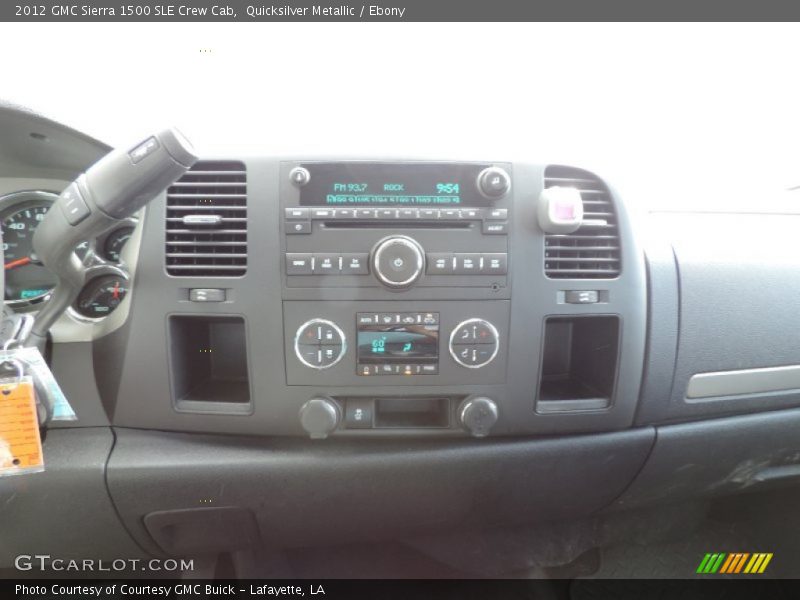 Quicksilver Metallic / Ebony 2012 GMC Sierra 1500 SLE Crew Cab