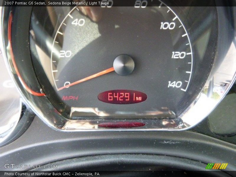 Sedona Beige Metallic / Light Taupe 2007 Pontiac G6 Sedan