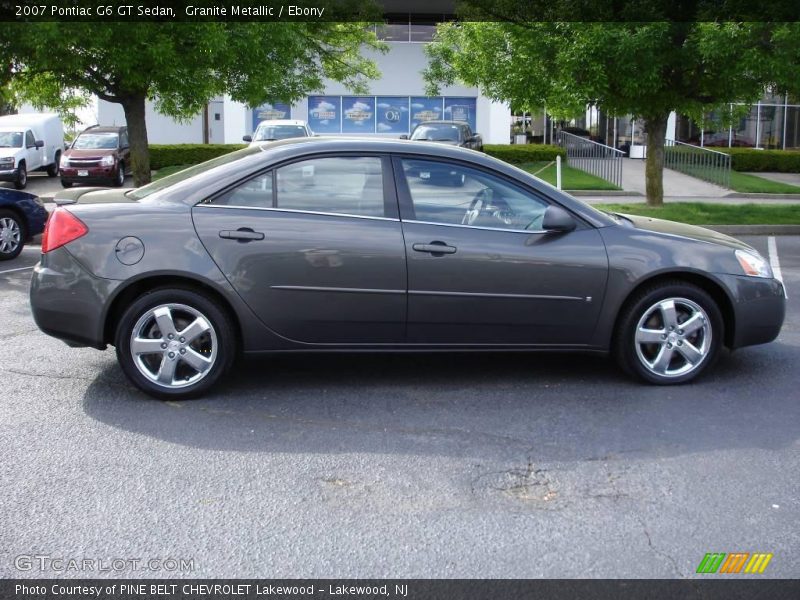 Granite Metallic / Ebony 2007 Pontiac G6 GT Sedan
