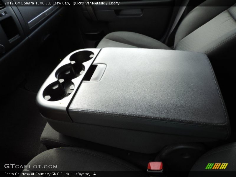 Quicksilver Metallic / Ebony 2012 GMC Sierra 1500 SLE Crew Cab