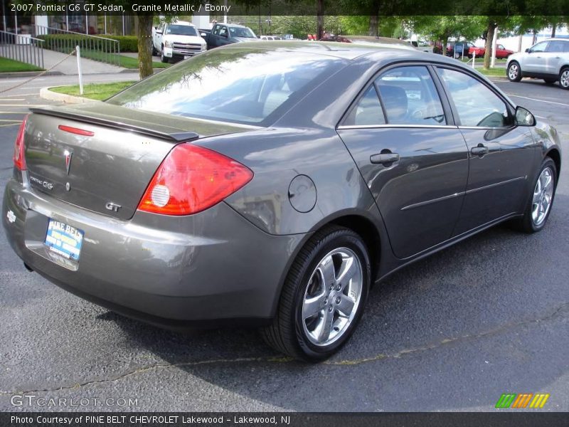 Granite Metallic / Ebony 2007 Pontiac G6 GT Sedan