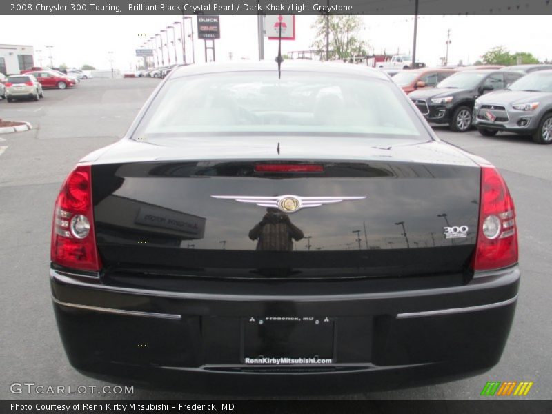 Brilliant Black Crystal Pearl / Dark Khaki/Light Graystone 2008 Chrysler 300 Touring