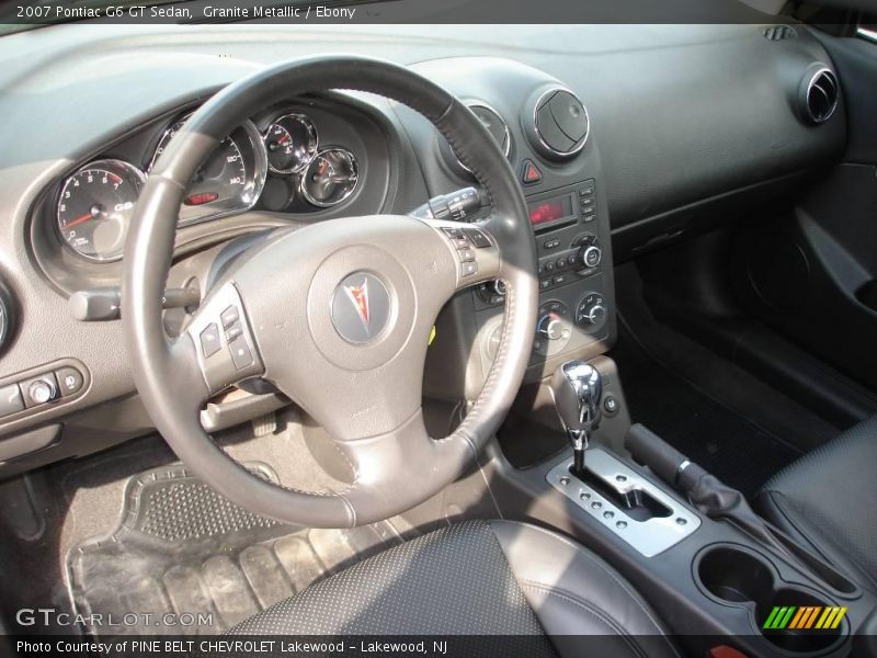 Granite Metallic / Ebony 2007 Pontiac G6 GT Sedan