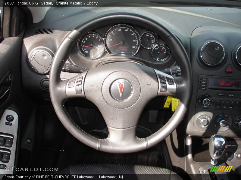 Granite Metallic / Ebony 2007 Pontiac G6 GT Sedan