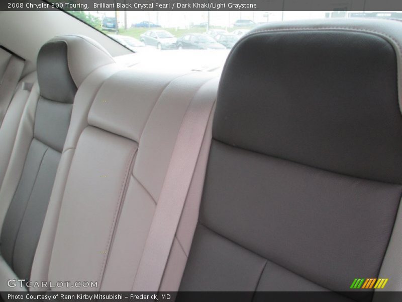 Brilliant Black Crystal Pearl / Dark Khaki/Light Graystone 2008 Chrysler 300 Touring