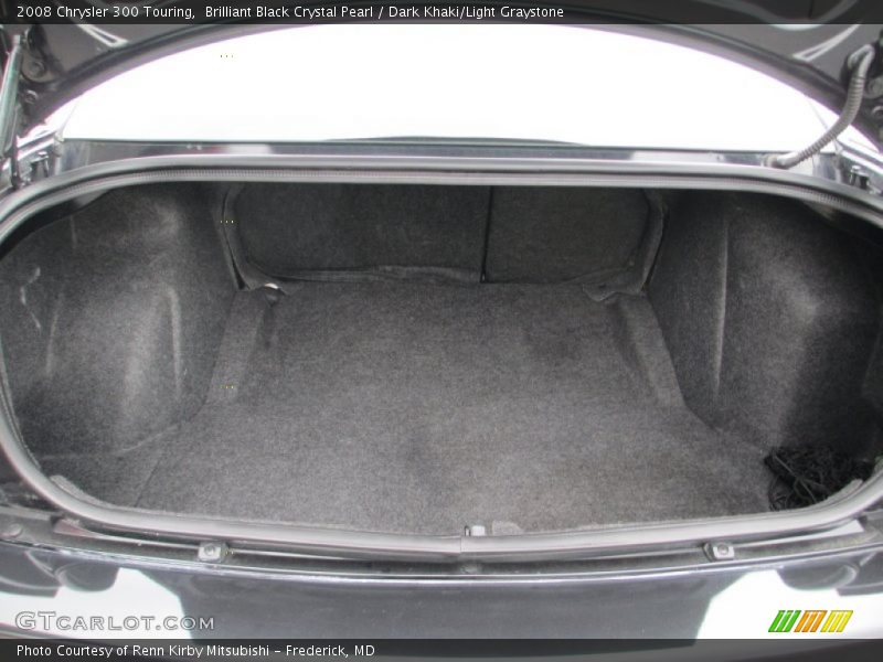 Brilliant Black Crystal Pearl / Dark Khaki/Light Graystone 2008 Chrysler 300 Touring