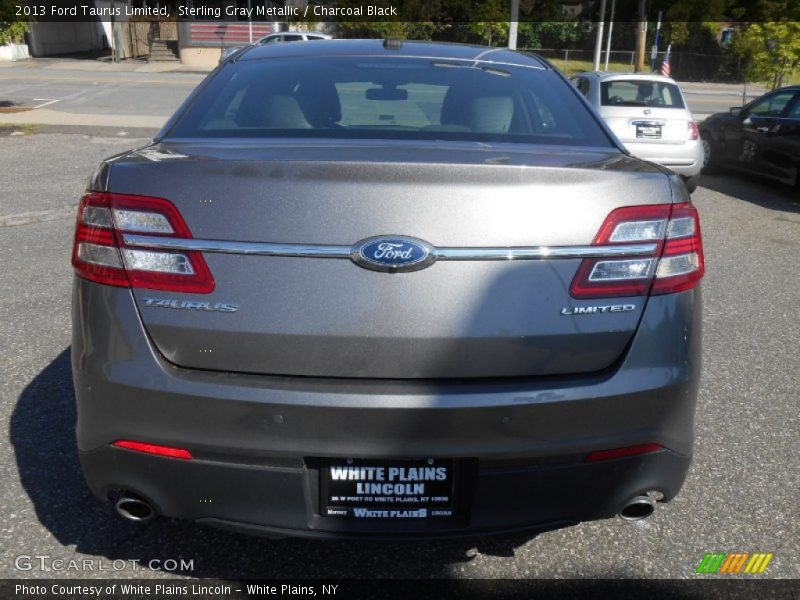 Sterling Gray Metallic / Charcoal Black 2013 Ford Taurus Limited