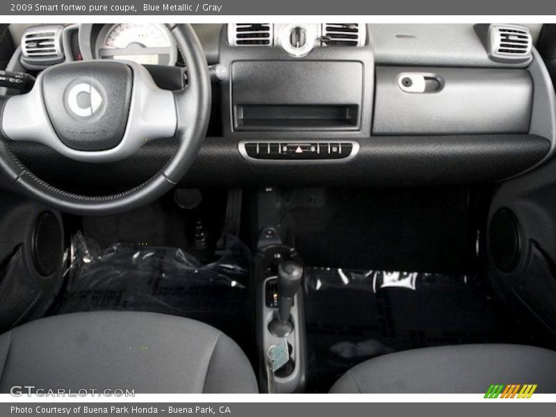 Blue Metallic / Gray 2009 Smart fortwo pure coupe