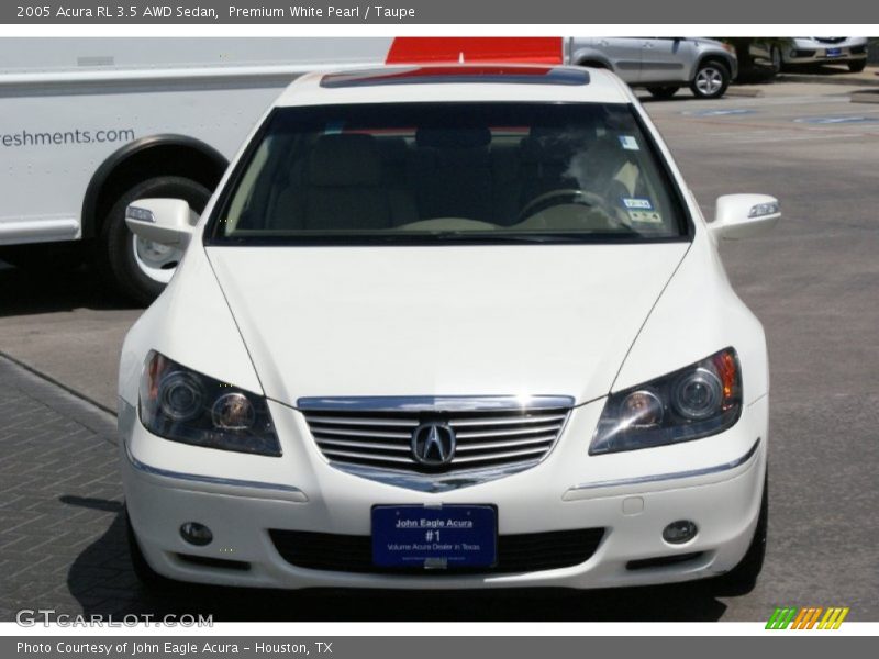 Premium White Pearl / Taupe 2005 Acura RL 3.5 AWD Sedan