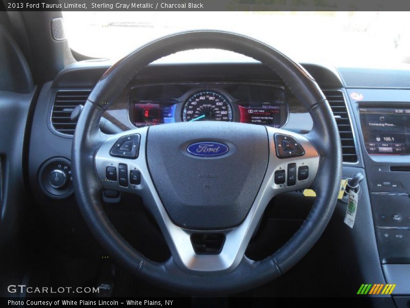 Sterling Gray Metallic / Charcoal Black 2013 Ford Taurus Limited