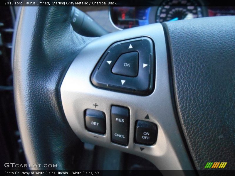 Sterling Gray Metallic / Charcoal Black 2013 Ford Taurus Limited