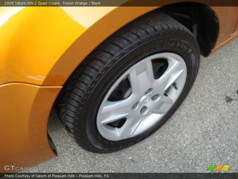 Fusion Orange / Black 2006 Saturn ION 2 Quad Coupe