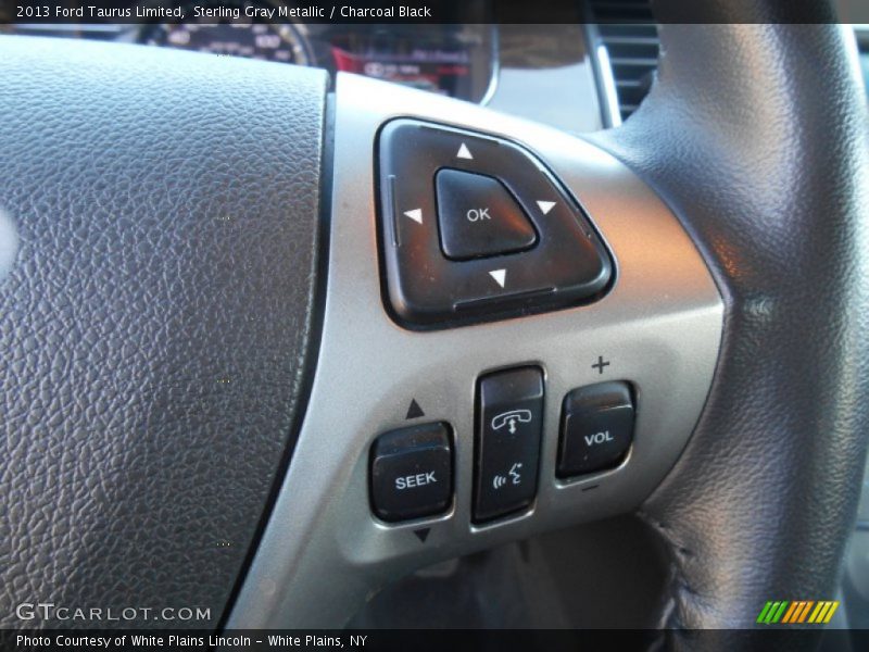 Sterling Gray Metallic / Charcoal Black 2013 Ford Taurus Limited