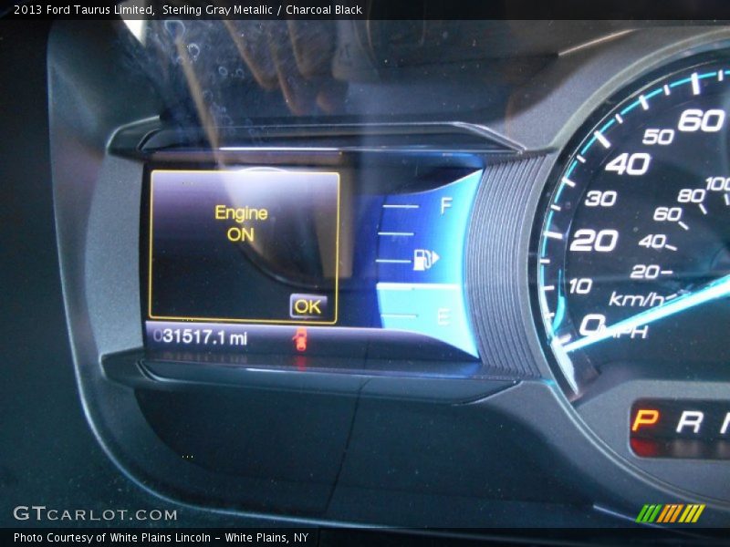 Sterling Gray Metallic / Charcoal Black 2013 Ford Taurus Limited