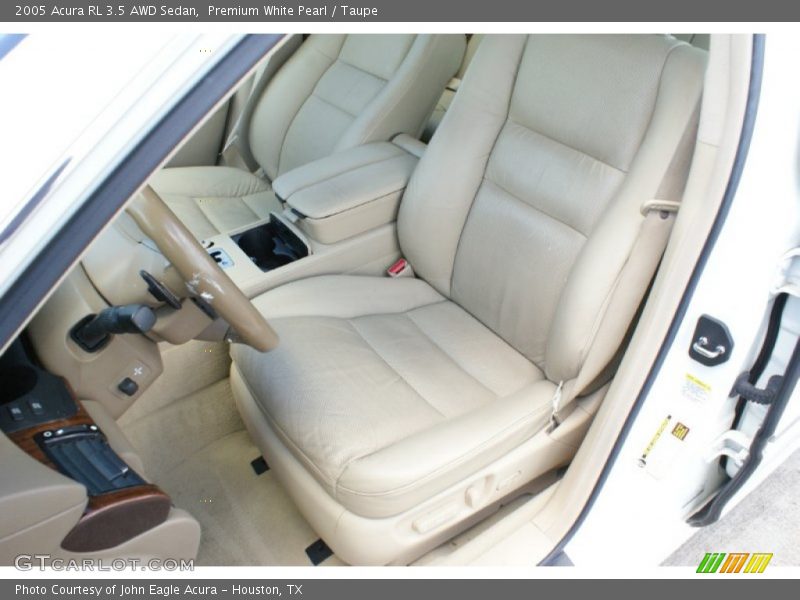 Premium White Pearl / Taupe 2005 Acura RL 3.5 AWD Sedan