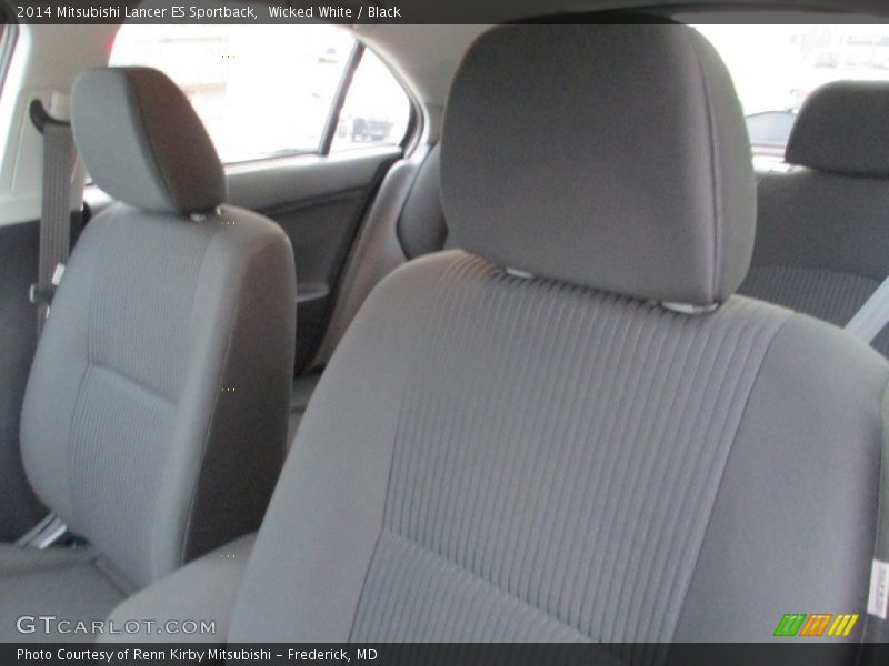 Wicked White / Black 2014 Mitsubishi Lancer ES Sportback