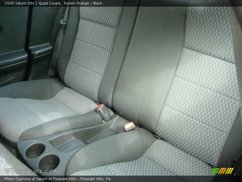 Fusion Orange / Black 2006 Saturn ION 2 Quad Coupe