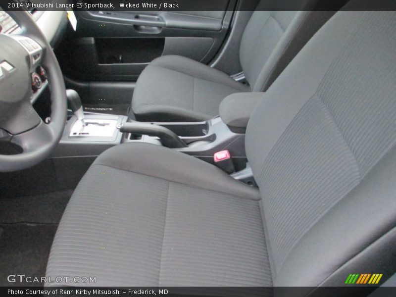 Wicked White / Black 2014 Mitsubishi Lancer ES Sportback